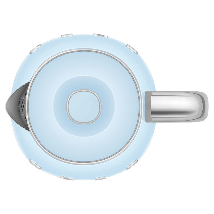 Smeg 50s Retro Style Mini Electric Kettle 0.8L 1400W Pastel Blue KLF05PBEU