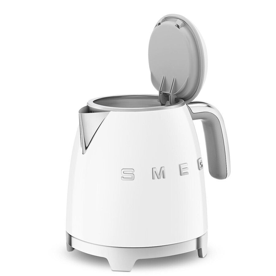 Smeg Mini Kettle KLF05WHEU 1400W 0.8L White Retro 50s Electric Small Jug Box
