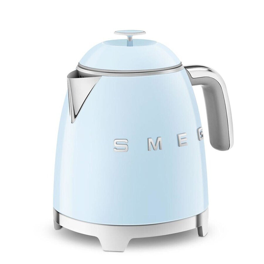 Smeg 50s Retro Style Mini Electric Kettle 0.8L 1400W Pastel Blue KLF05PBEU