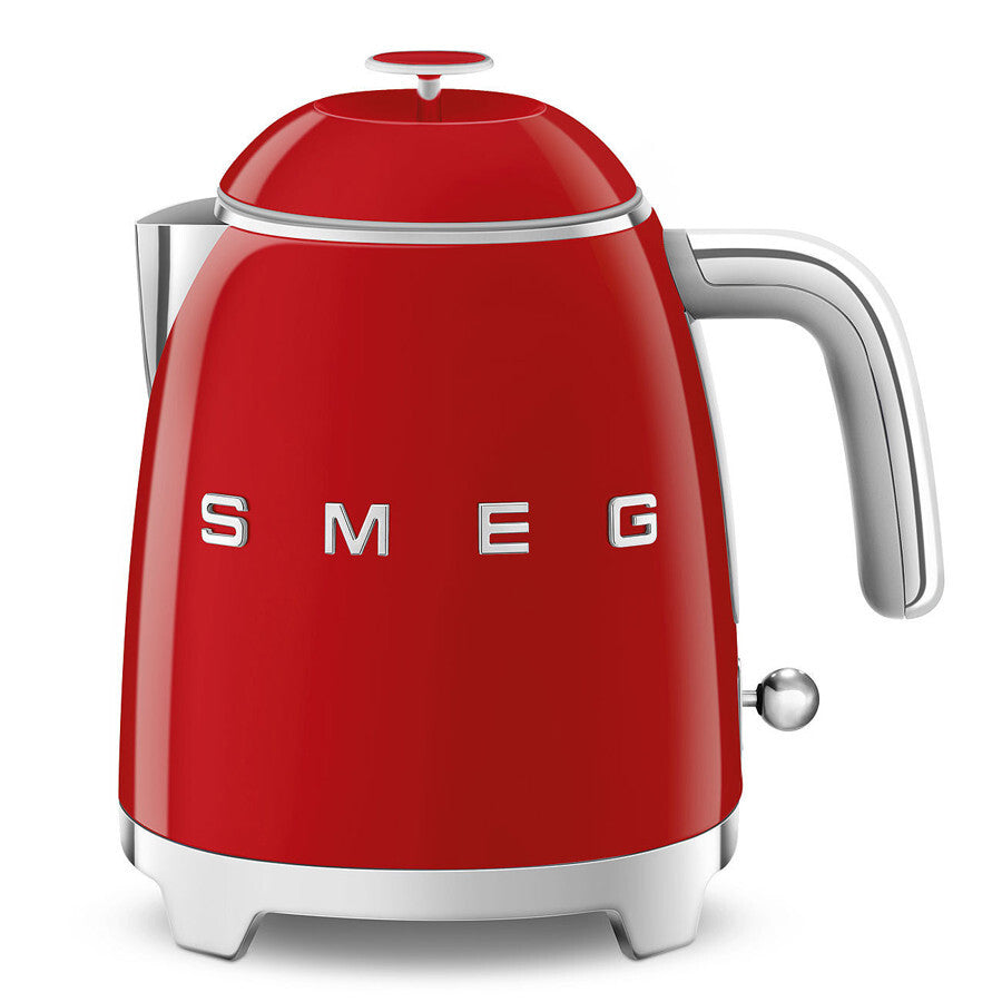 Smeg 50s Retro Style Mini Electric Kettle 0.8L 1400W Red KLF05RDEU