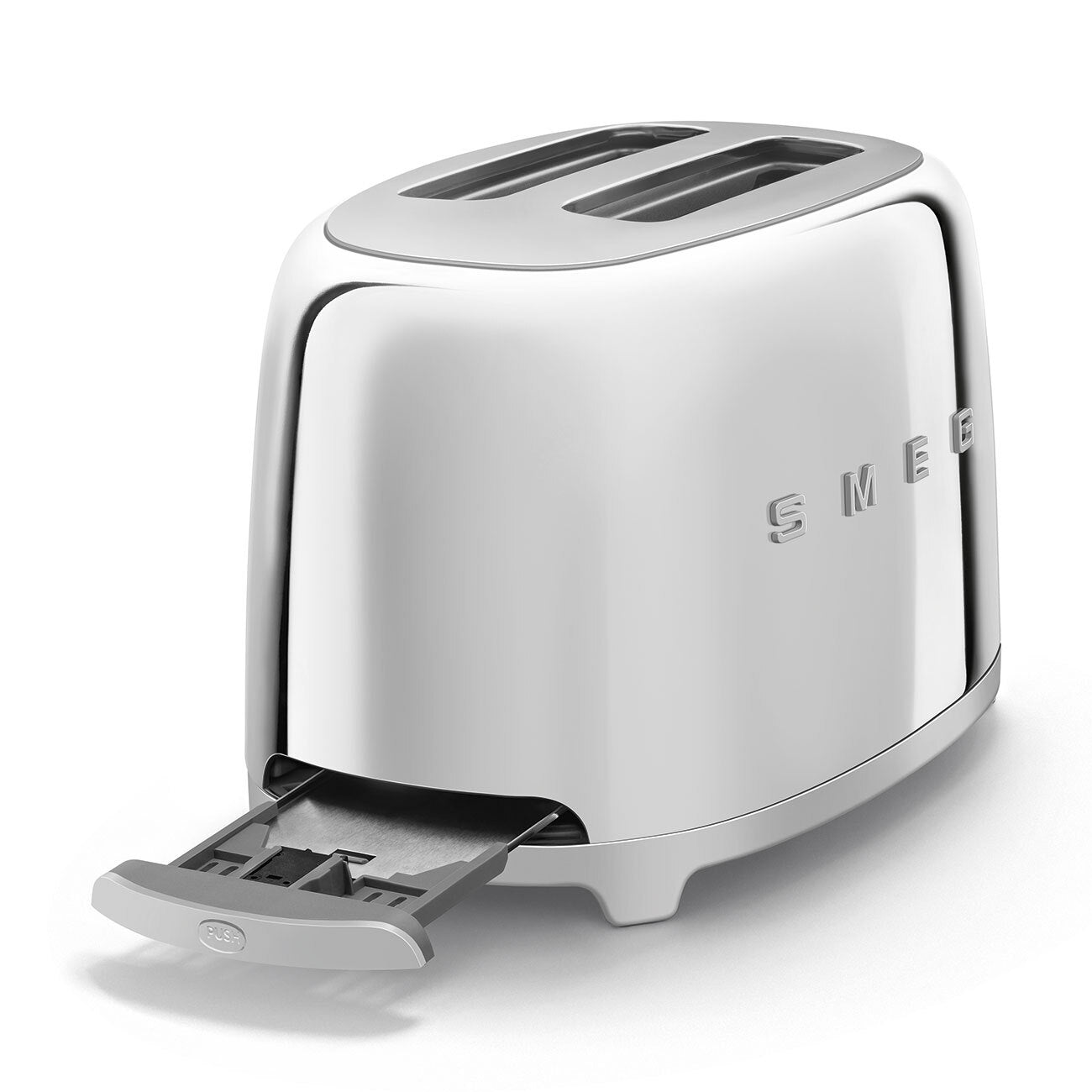 Smeg 2-Slice Toaster Stainless Steel 950W Retro 50s Style TSF01SSEU