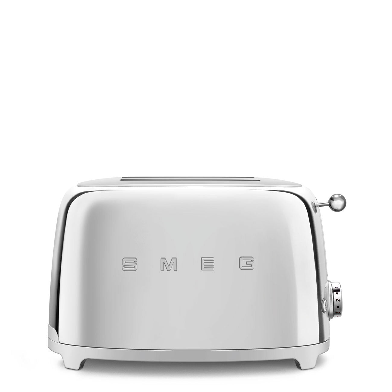 Smeg 2-Slice Toaster Stainless Steel 950W Retro 50s Style TSF01SSEU