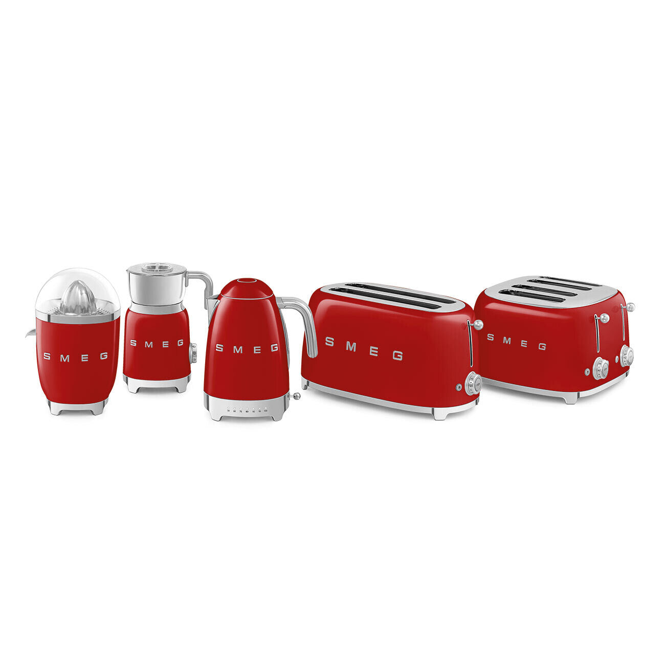 Smeg Citrus Juicer Red 70W Retro 50's Style Tritan Renew Bowl CJF11RDEU