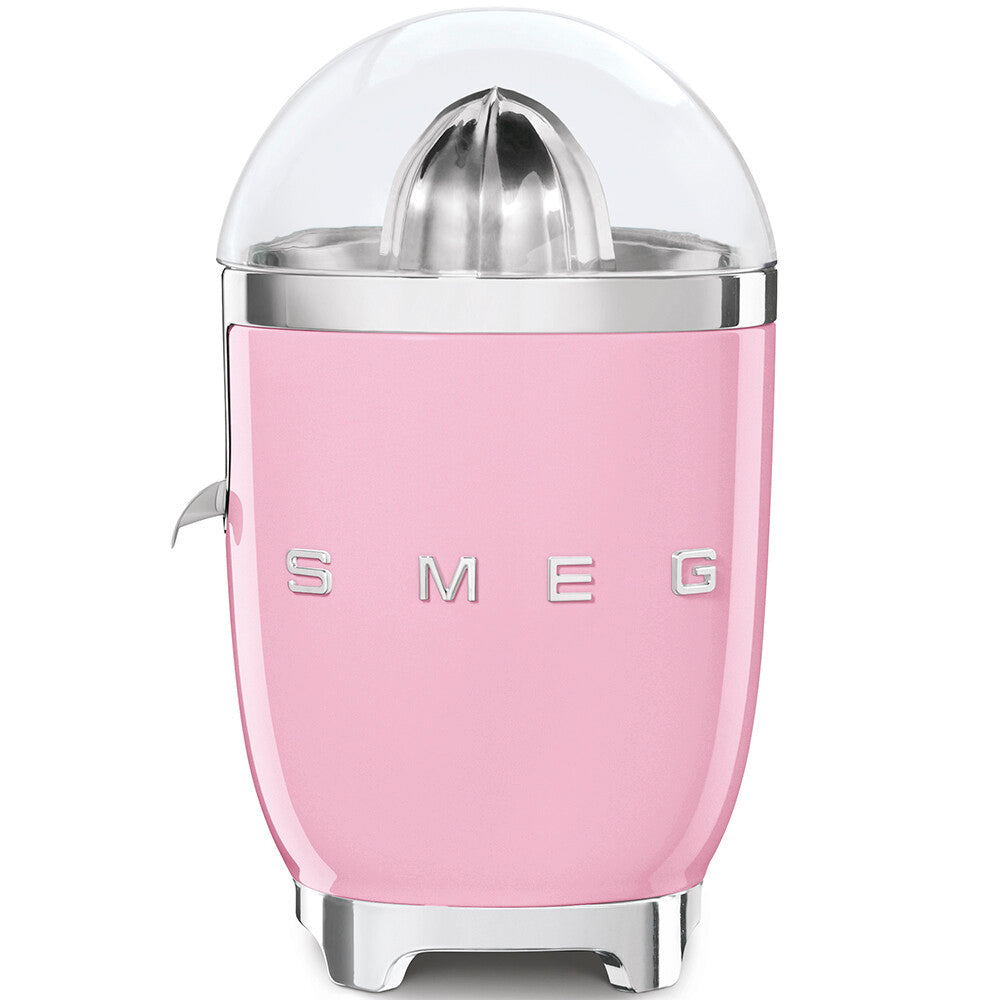 Smeg Citrus Juicer Pink 70W Retro 50's Style Tritan Renew Bowl CJF11PKEU
