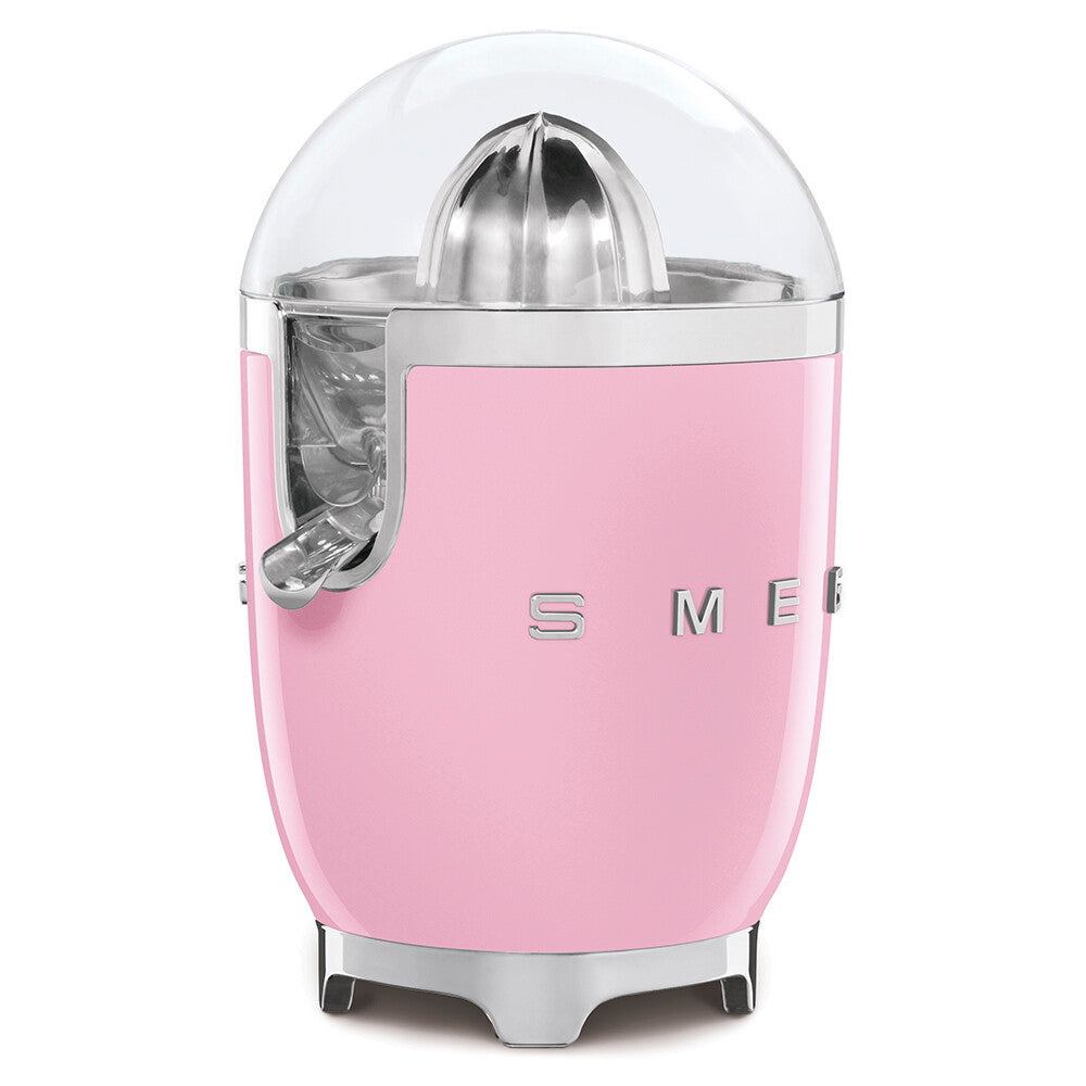 Smeg Citrus Juicer Pink 70W Retro 50's Style Tritan Renew Bowl CJF11PKEU