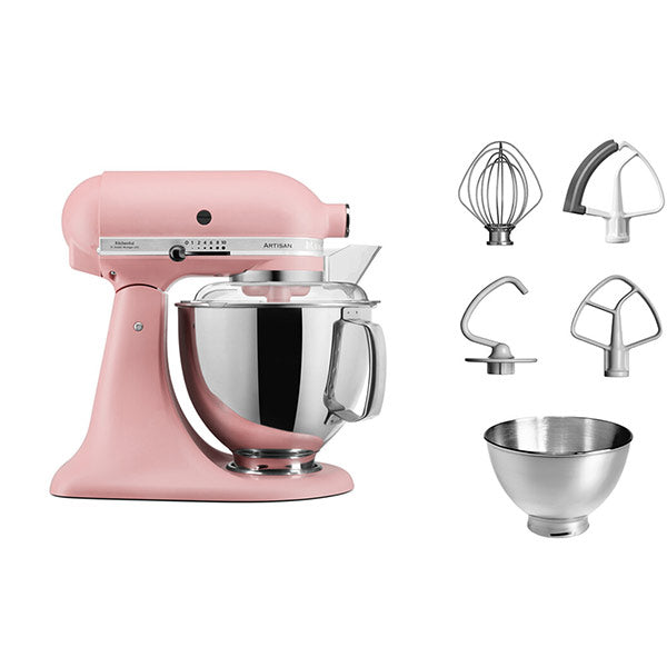 Kitchenaid 4.8L Tilt-Head Stand Mixer Artisan Dried Rose