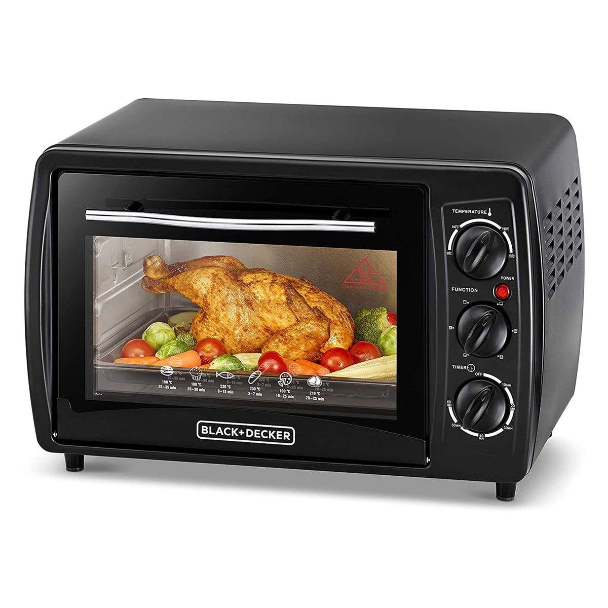 Black+Decker Toaster Oven TRO19RDG-B5 19L 1380W Double Glass Door – view 2