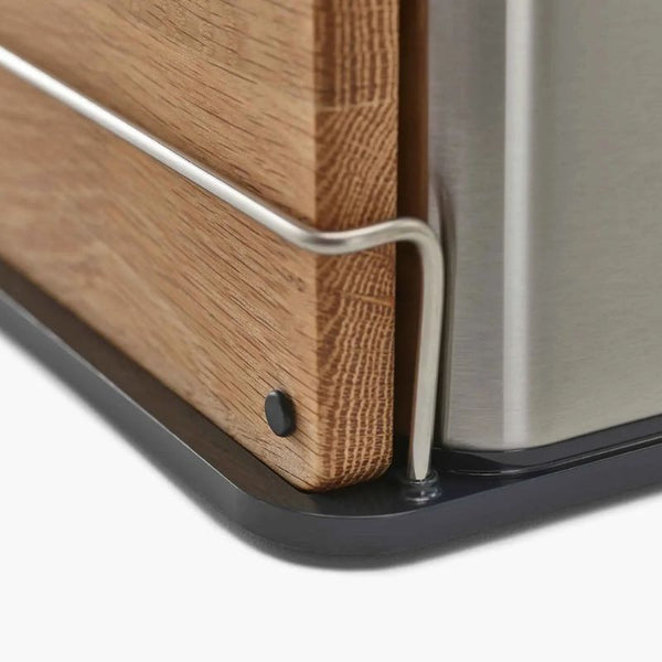 Joseph Joseph Counterstore 100 Collection Kitchen Organizer with Oak Chopping Board