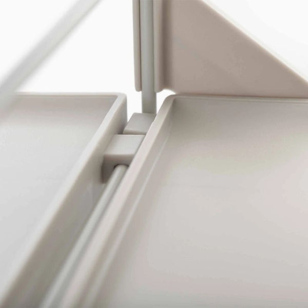 Joseph Joseph Level Plus 55009 Large Adjustable Shoe Rack Expanding Ecru Cream