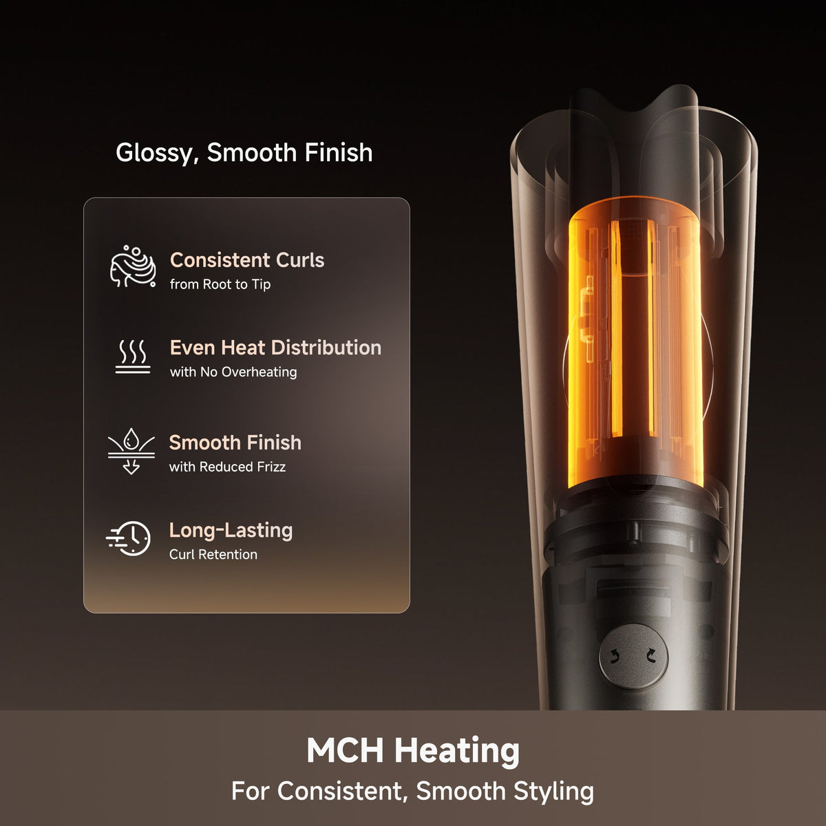 Dreame Air-Auto Automatic Hair Curler – 32mm, 3 Heat Settings