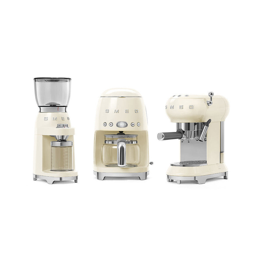 Smeg 50s Retro Style Drip Coffee Machine 10-Cup Cream DCF02CREU