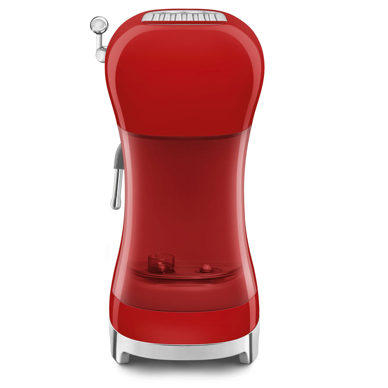 Smeg ECF02 Manual Espresso Coffee Machine 15 Bar Steam Wand Retro Red New