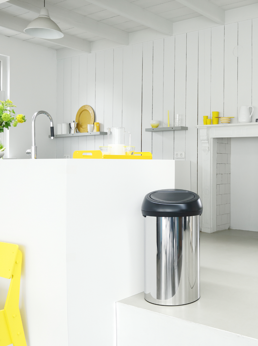 Brabantia Touch Bin 60L – Brilliant Steel