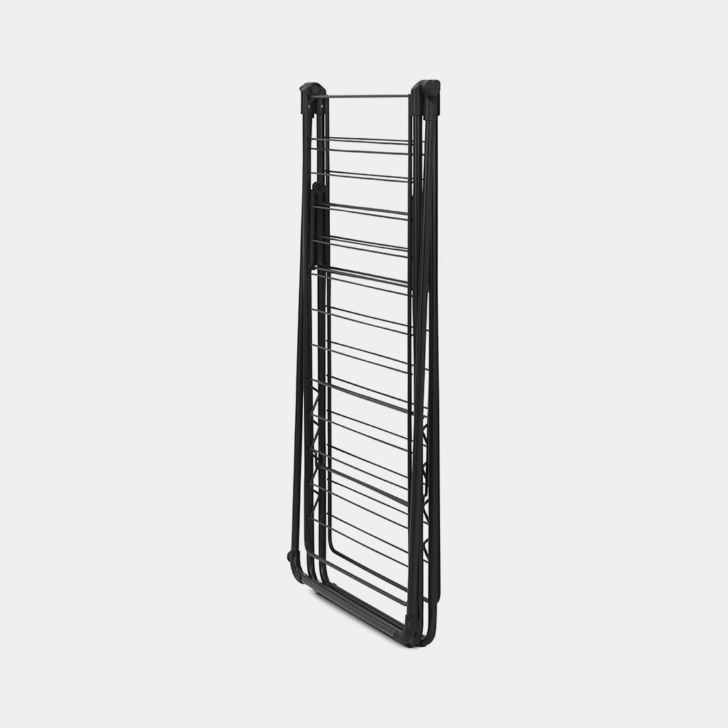 Brabantia HangOn Drying Rack 25m with Rod – Matt Black