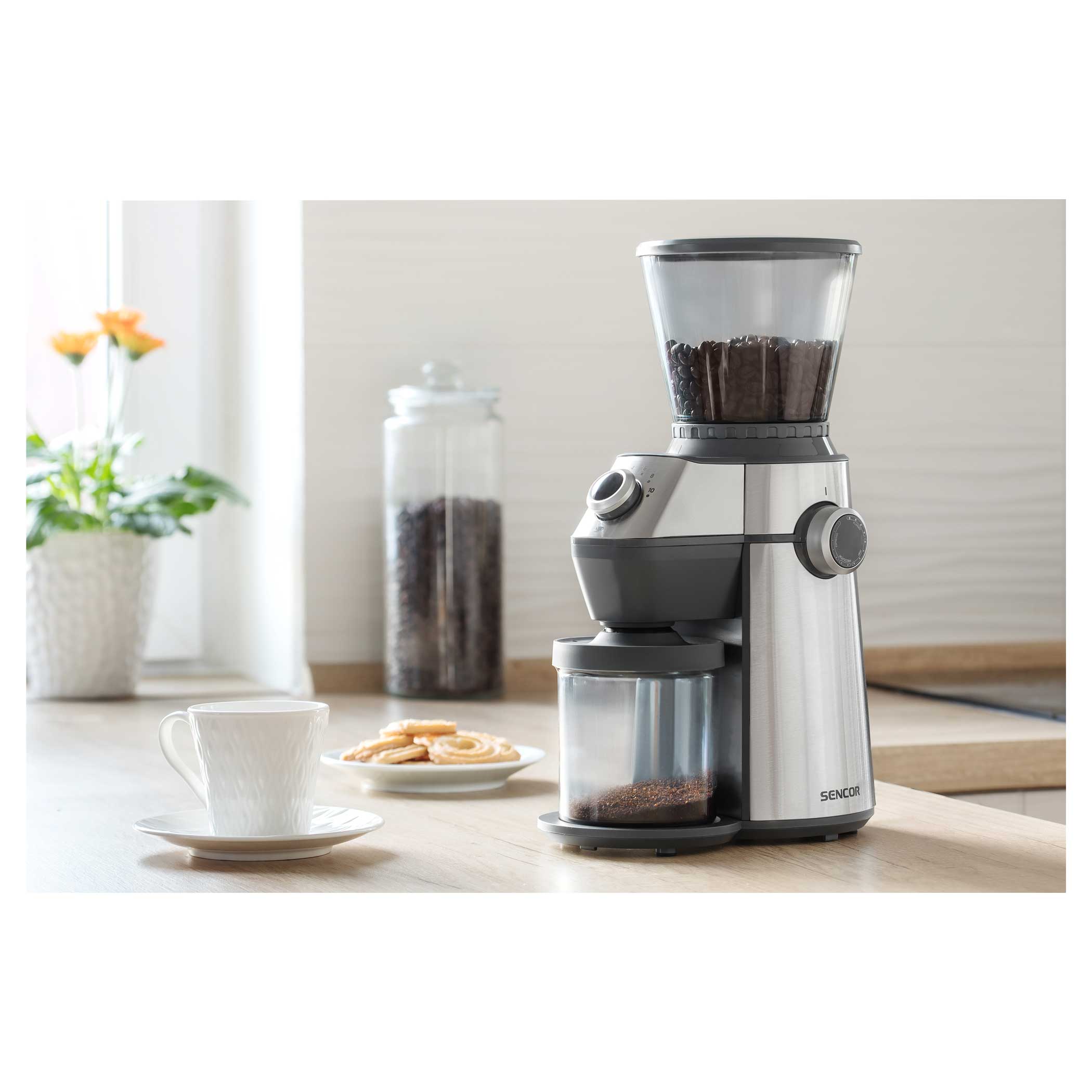 Sencor SCG 6050SS Electric Burr Coffee Grinder