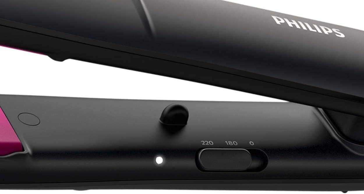 Philips BHS375/03 StraightCare Essential Hair Straightener – 220°C