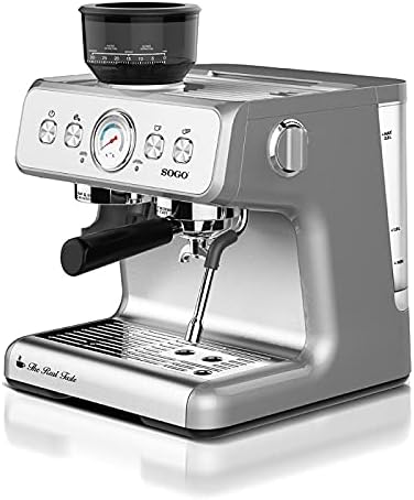 Sogo Professional Espresso Coffee Machine with Integrated Coffee Grinder