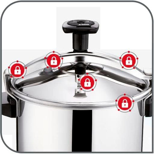 Tefal, Cocotte Minute 10 Litres Pressure Cooker Stainless Steel,