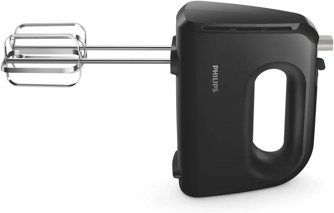 Philips HR3705/10 Hand Mixer – 300W, 5 Speeds, Stainless Steel Accessories