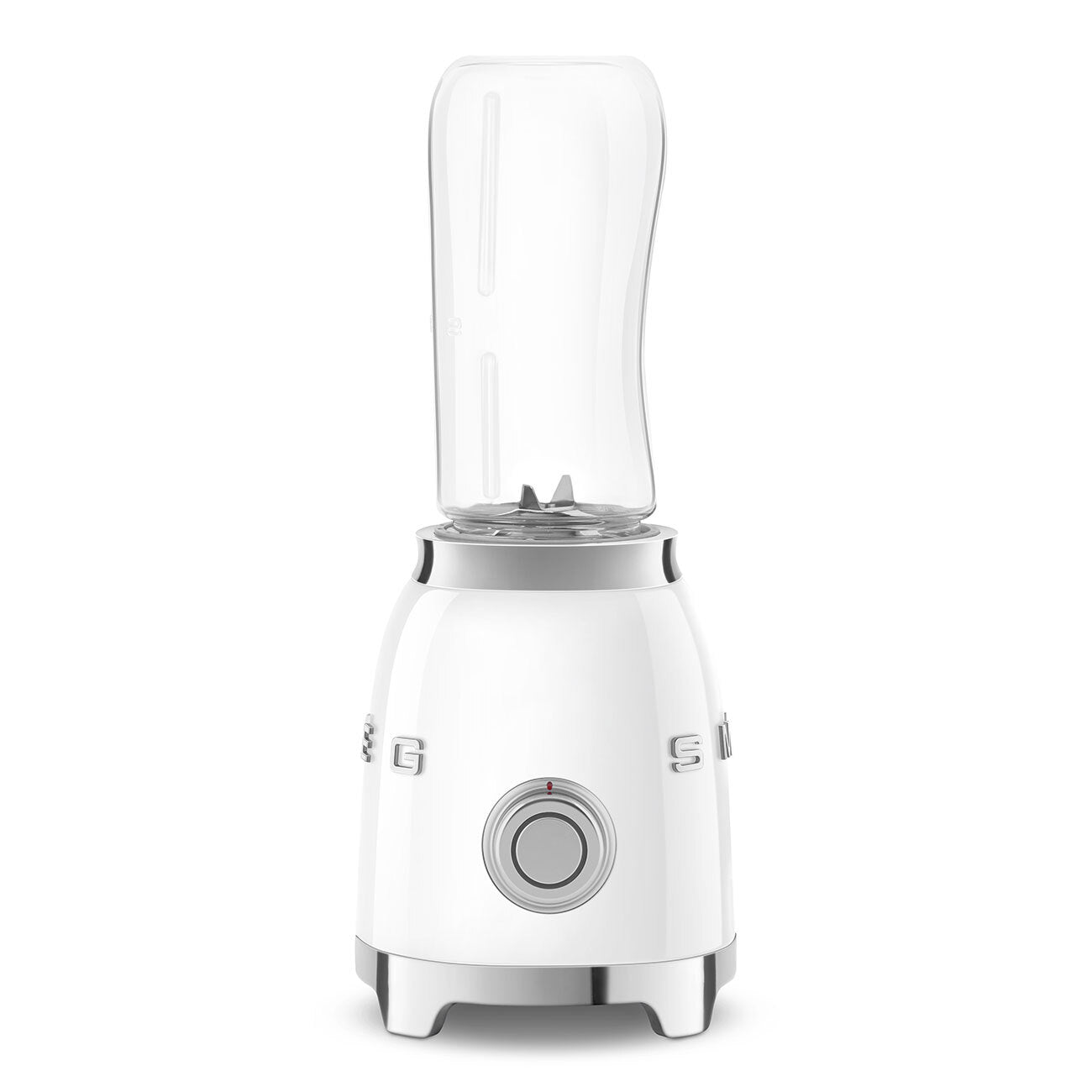 Smeg PBF01 Personal Blender 600ml Bottle-To-Go 300W Retro 50s Style White