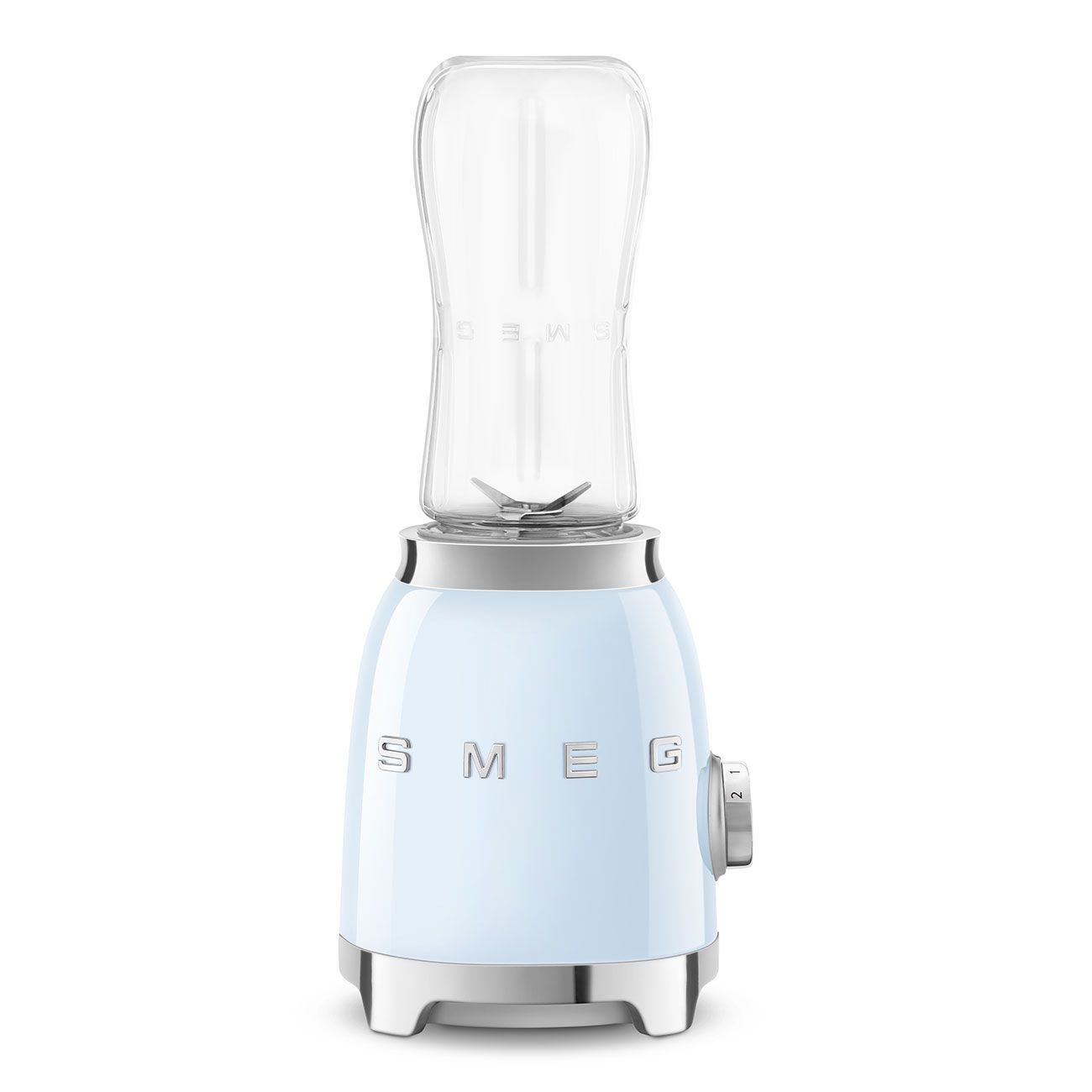 Smeg Personal Blender PBF01PBEU 300W 600ml Blue Retro 50s Bottles To Go Box