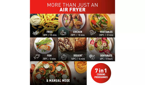 Tefal ,Dual Easy Fry, 2700 W - Black Basic, 8.3L/6P, 50 Hz