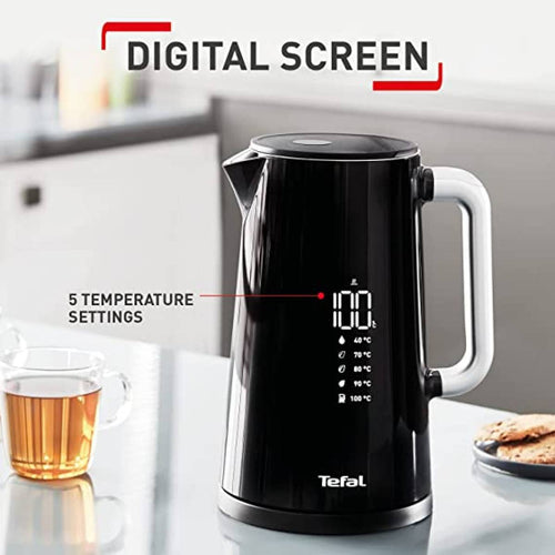 Tefal Smartn'Light, Digital Display Filter 1.5L, Black