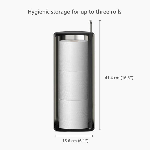 Joseph Joseph Easystore Luxe Stainless-Steel Concealed Toilet Roll