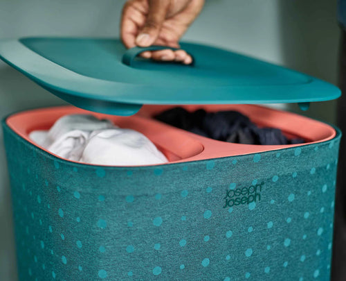 Joseph Joseph Tota Pop 60L Laundry Separation Basket Green