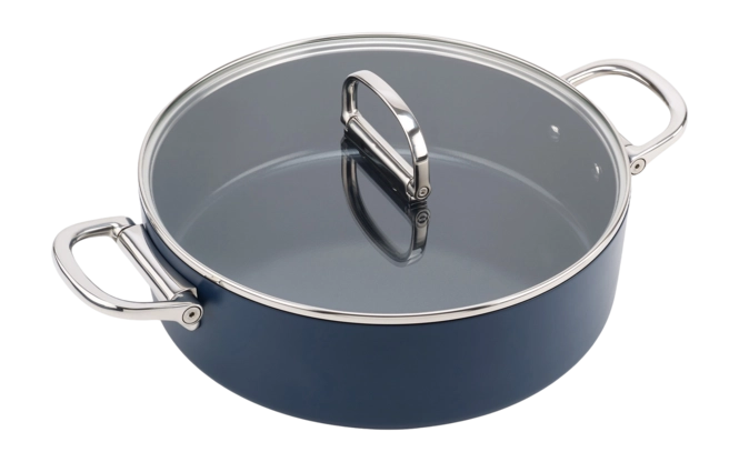 Joseph Joseph Space Casserole Pot – 5L | 28cm | Midnight Blue