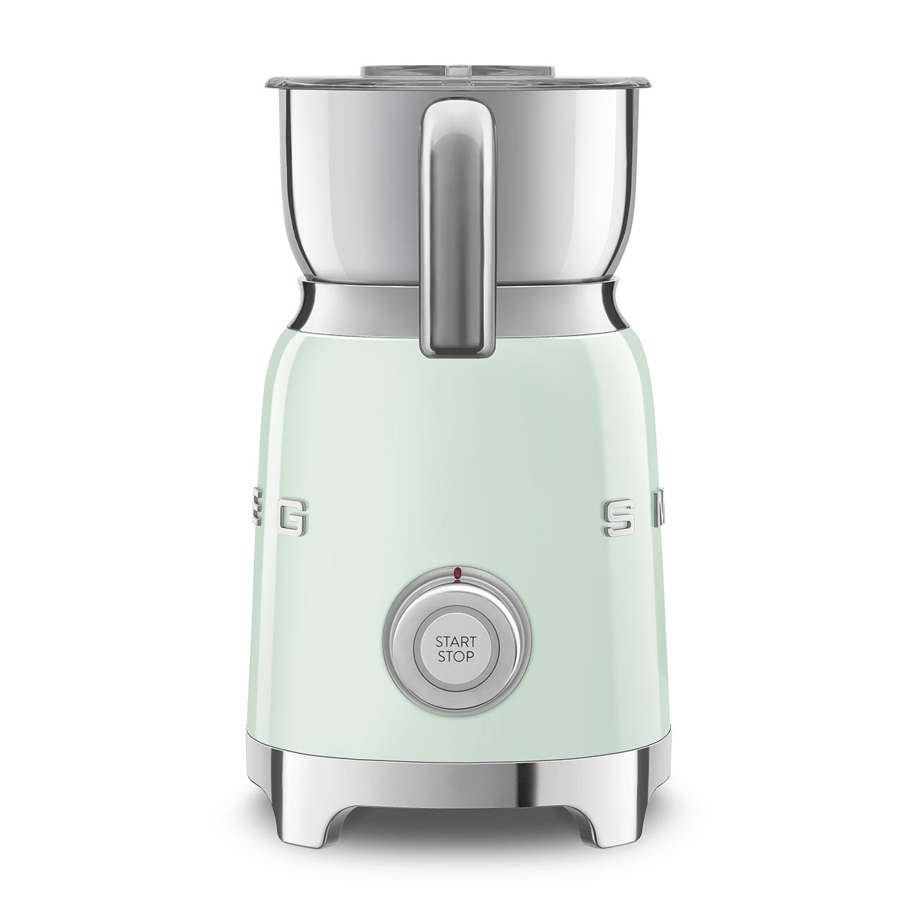 Smeg Milk Frother Pastel Green Induction 500W 6 Programs Retro Style MFF11PGEU