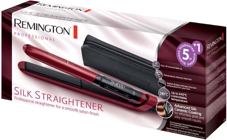 Remington S9600 Silk Straightener Advanced Ceramic Plates & Digital controls