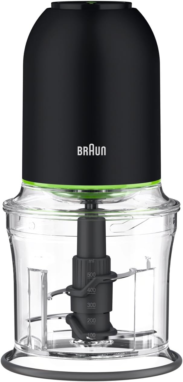 Braun Multipress Chopper Ch3011 Black 500W 4-Blade System Ice Crush