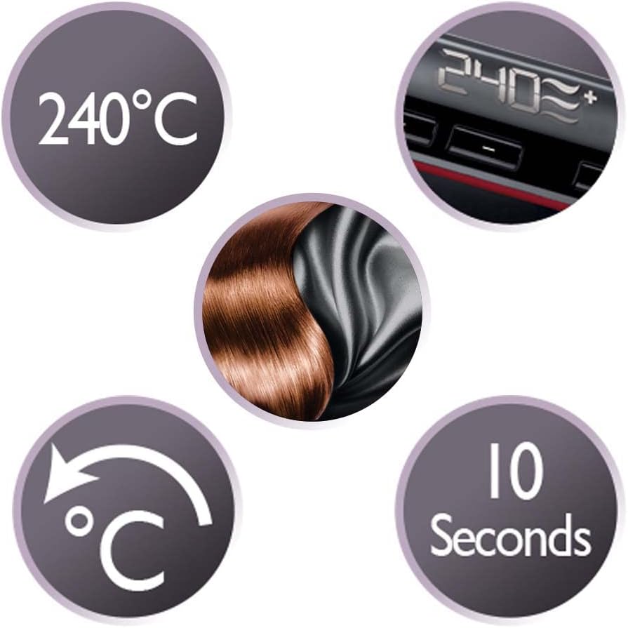 Remington S9600 Silk Straightener Advanced Ceramic Plates & Digital controls