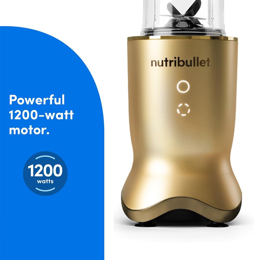 Nutribullet Ultra 1000W Blender Gold Quiet & Powerful