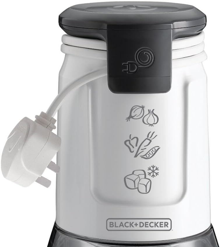 Black & Decker 500W Vertical Dual Blade Chopper
