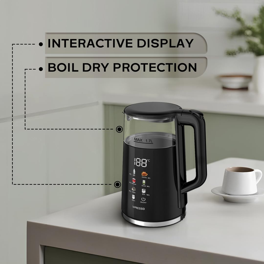 LePresso Cordless Electric Window Kettle 1.7L 2200W