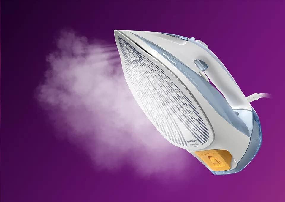 Philips Steam Iron 7000 Series 2600W SteamGlide Plus Soleplate 300ml Purple