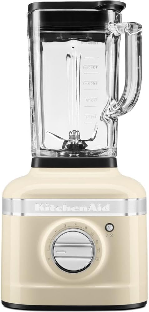 KitchenAid Artisan K400 Blender – Glass Jar & 3 Programs (Almond Cream)