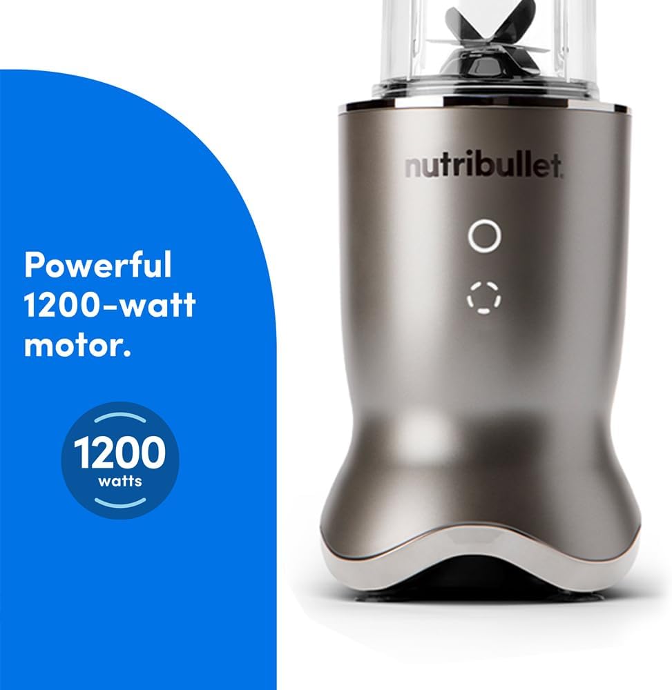 Nutribullet Ultra 1200W High-Speed Blender, Multi-Functional, Quiet Motion