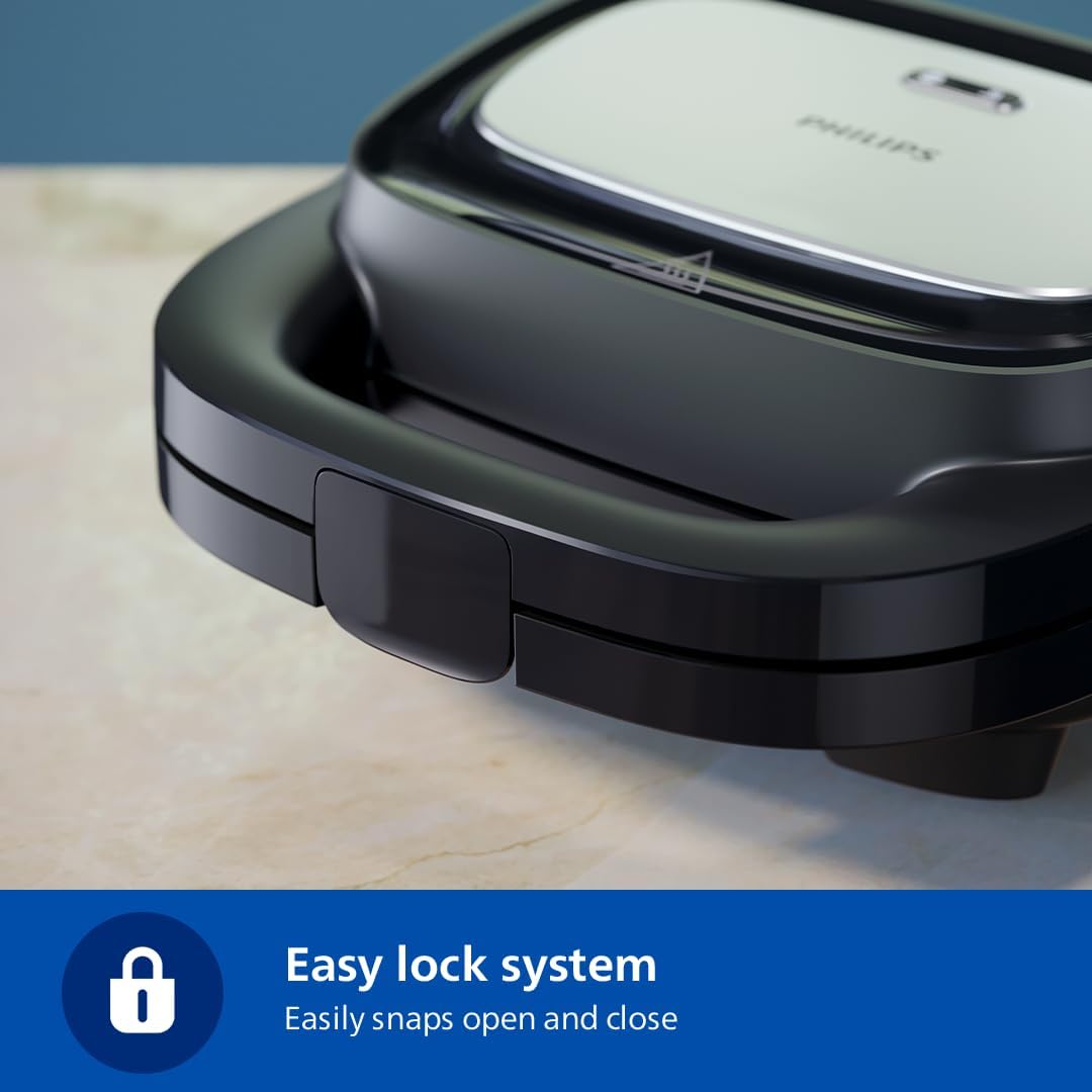 Philips HD2350/80 5000 Series Sandwich Maker – 750W, 3-in-1 Plates