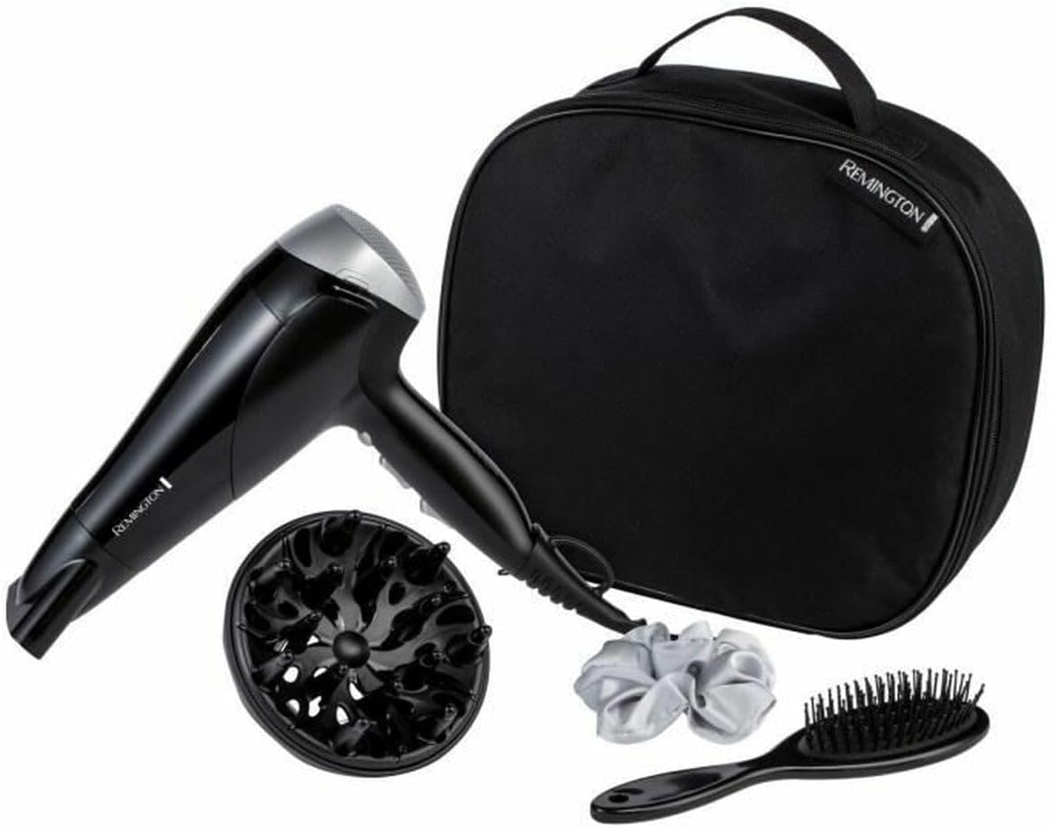 Remington Style Edition Hair Dryer Gift Set D3171GP 3 Accessories