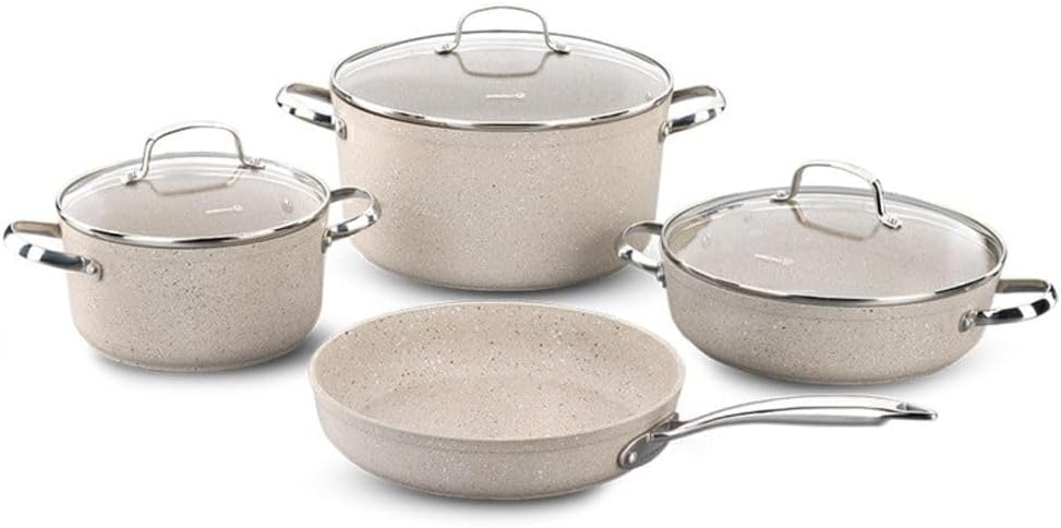 Korkmaz Granita 7-Piece Non-Stick Cookware Set – A1272
