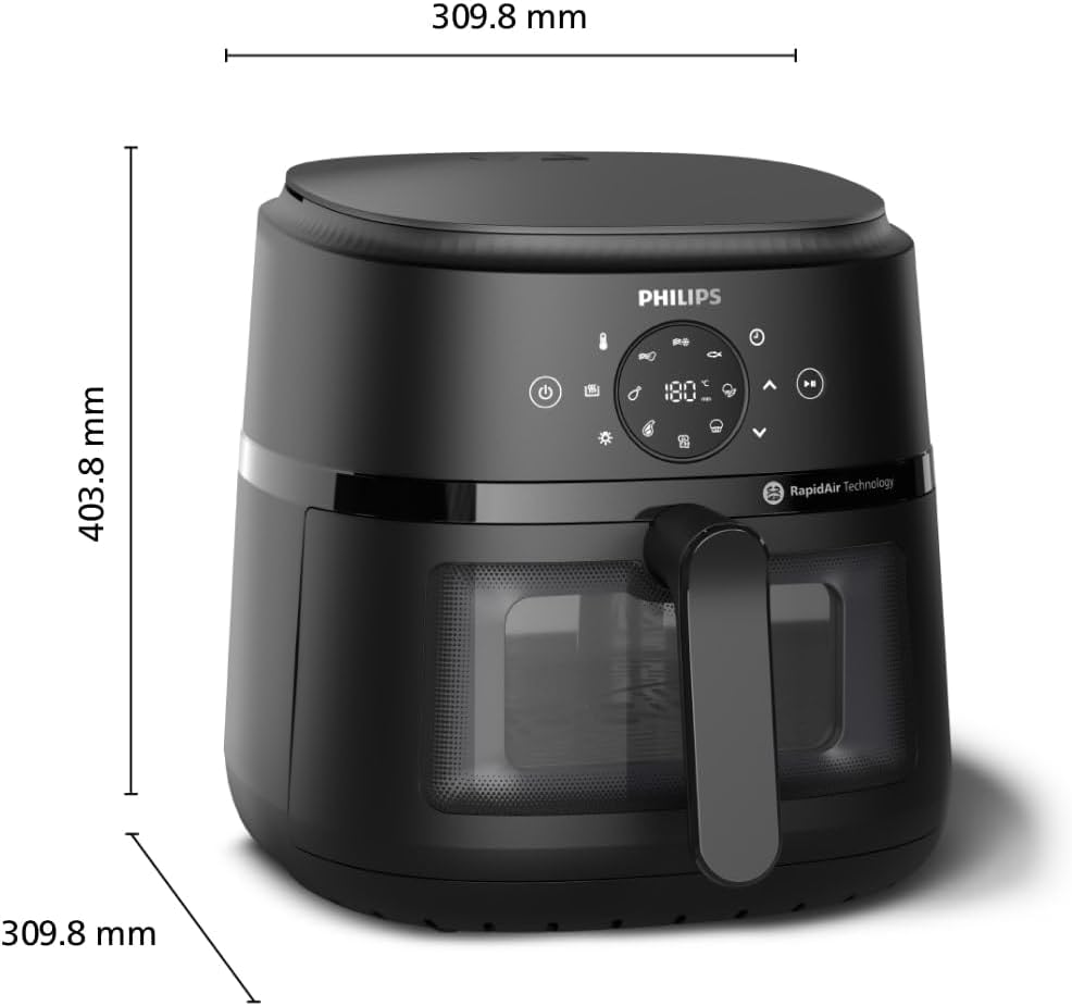 Philips NA230/00 2000 Series Air Fryer – 6.2L, 13 Cooking Functions