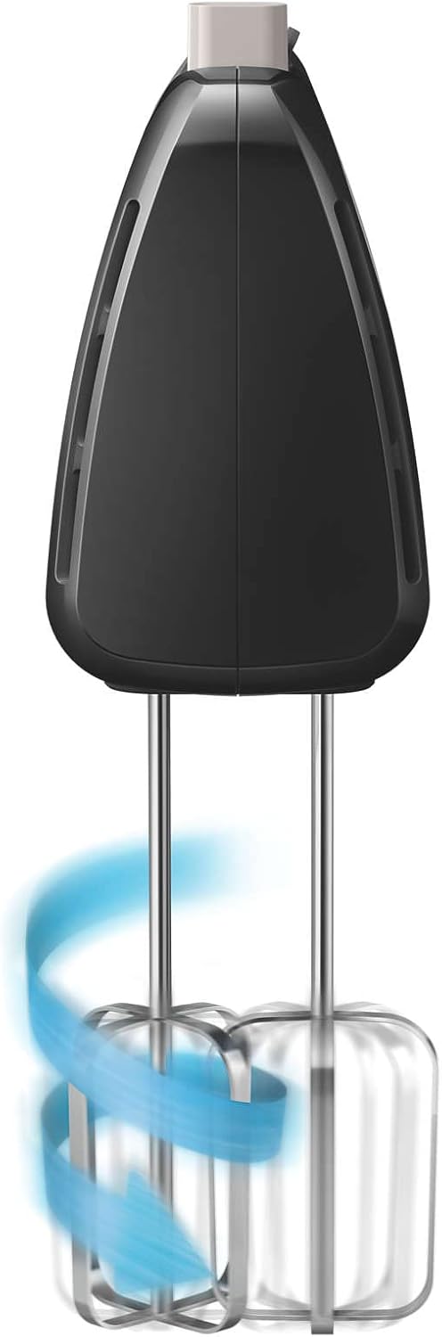 Philips HR3705/10 Hand Mixer – 300W, 5 Speeds, Stainless Steel Accessories