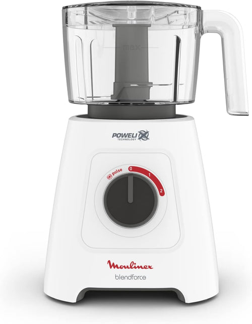 Moulinex White Blender & Chopper, 600W
