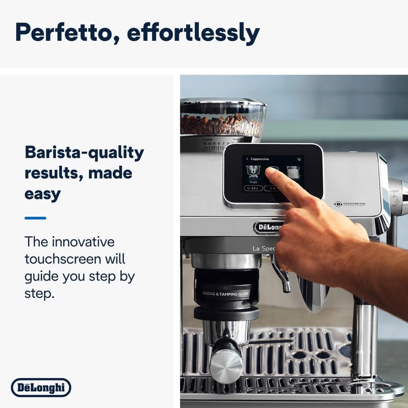 DeLonghi La Specialista Touch Espresso Machine Touchscreen Cold Brew