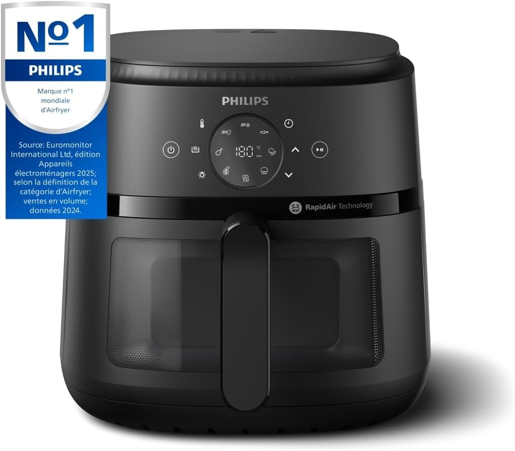 Philips NA230/00 2000 Series Air Fryer – 6.2L, 13 Cooking Functions