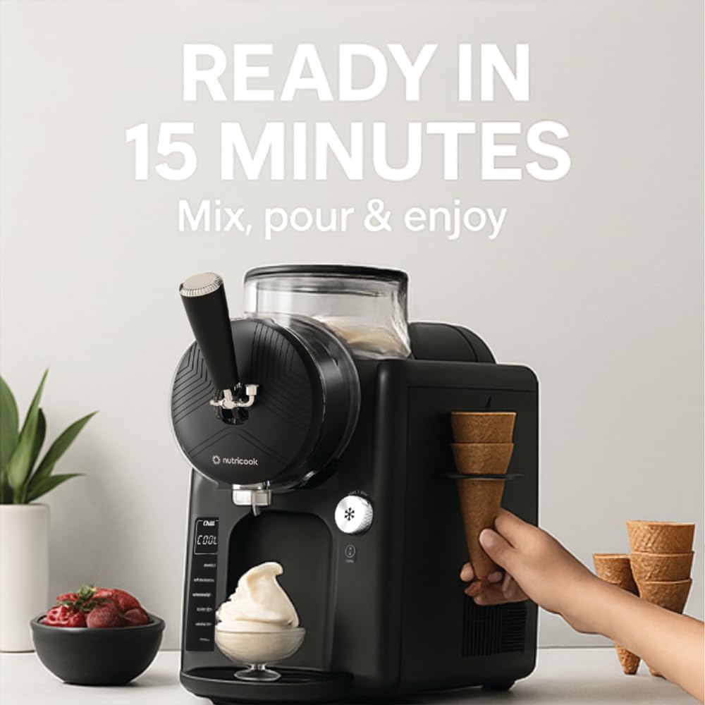 Nutricook Frost Ice Cream Maker 1.8L – NC-FRS330BK Black