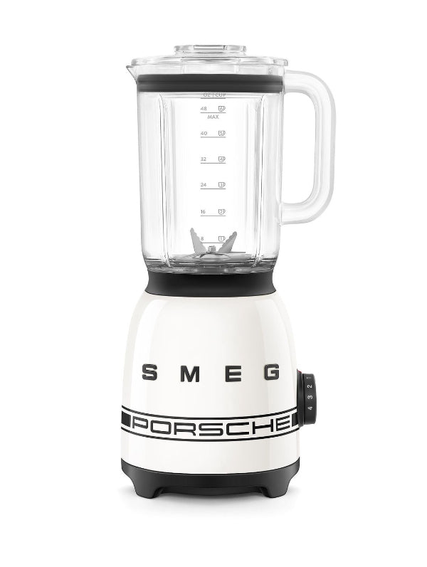 Smeg Porsche Blender Carrara White 800W 4 Speed 1.5L Tritan Renew BLF03PCWEU